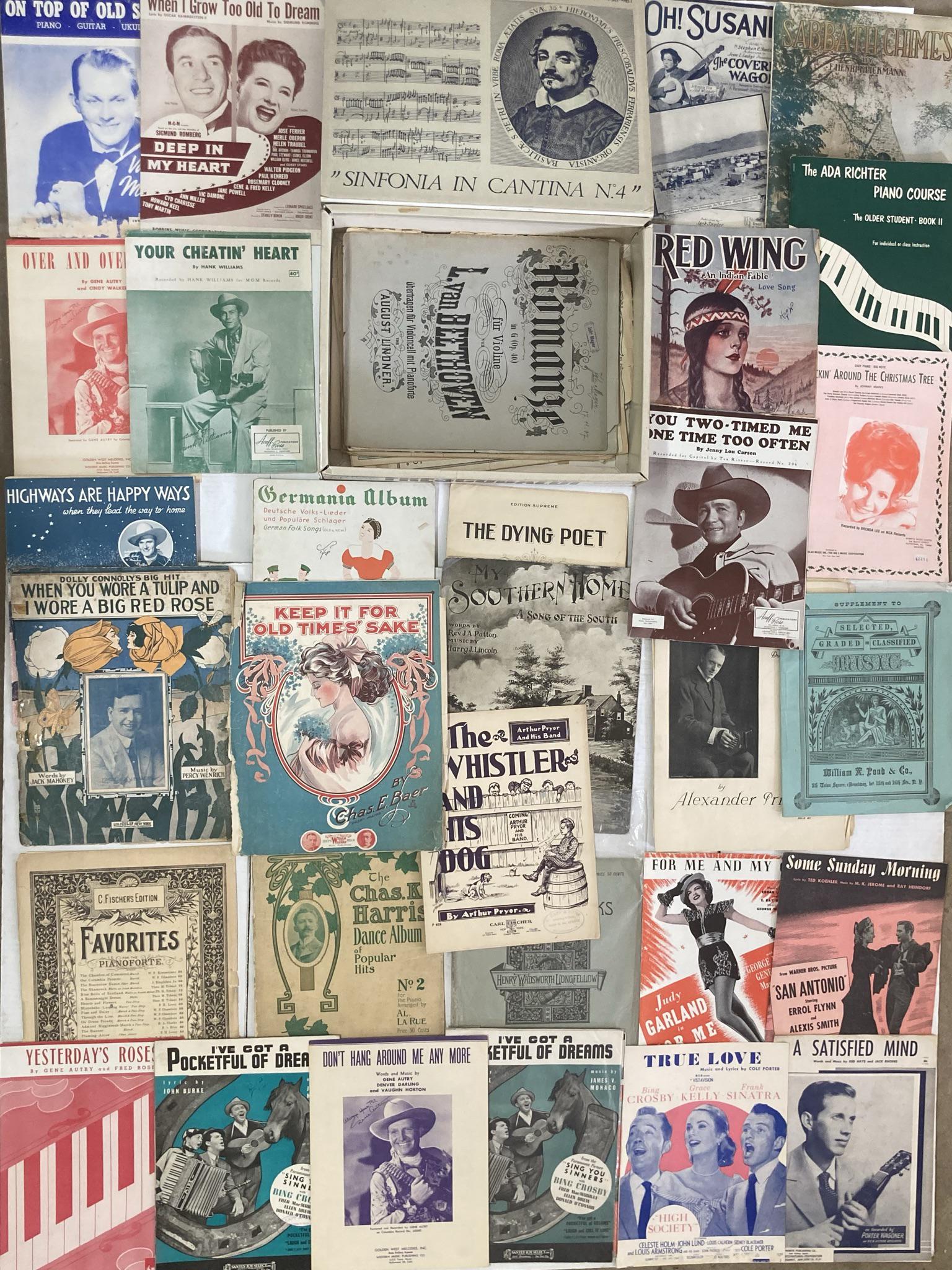 Large Lot of Vintage and Sheet Music: Large Lot of Vintage and Sheet Music