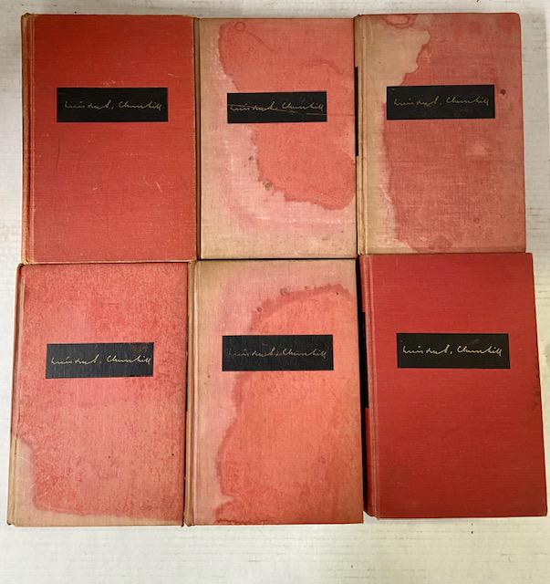 Lot of 6 Winston S. Churchill Books (1 of 5)