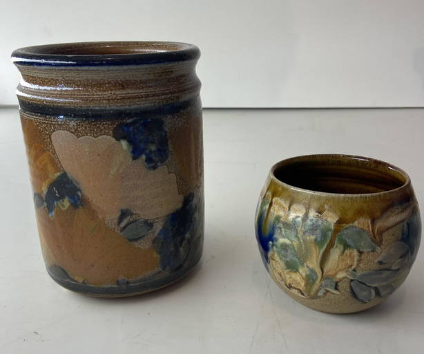 Two Pottery Pieces by Terry Plasket & Susan Gogan (0103) on Dec 04