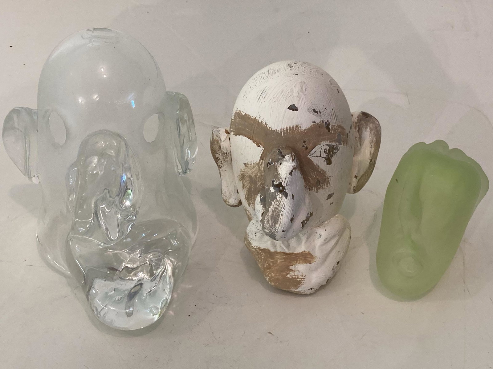 Vintage Lot of Handmade Head Sculptures (1 of 17)