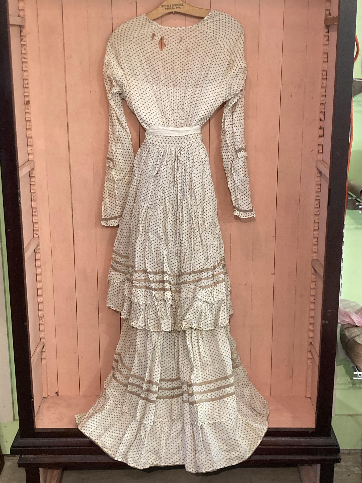 Antique Duster Dress with Apron (1 of 11)