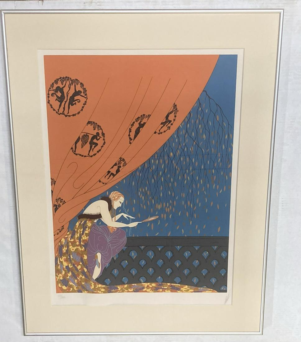 Erte 1979 Fall Limited Edition Signed and Numbered (1 of 9)