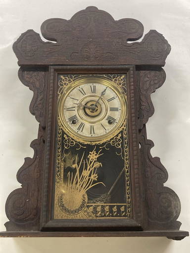Welch Mfg Co Eight Day Half Hour Strike Mantle Clock