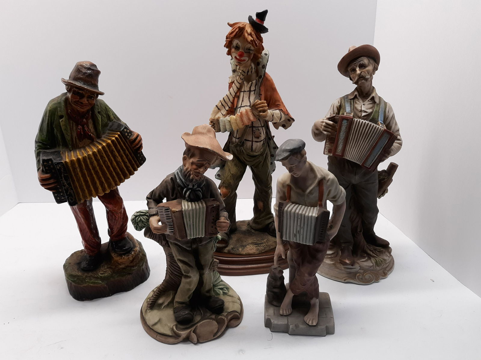Five Accordion Playing Figures (1 of 7)