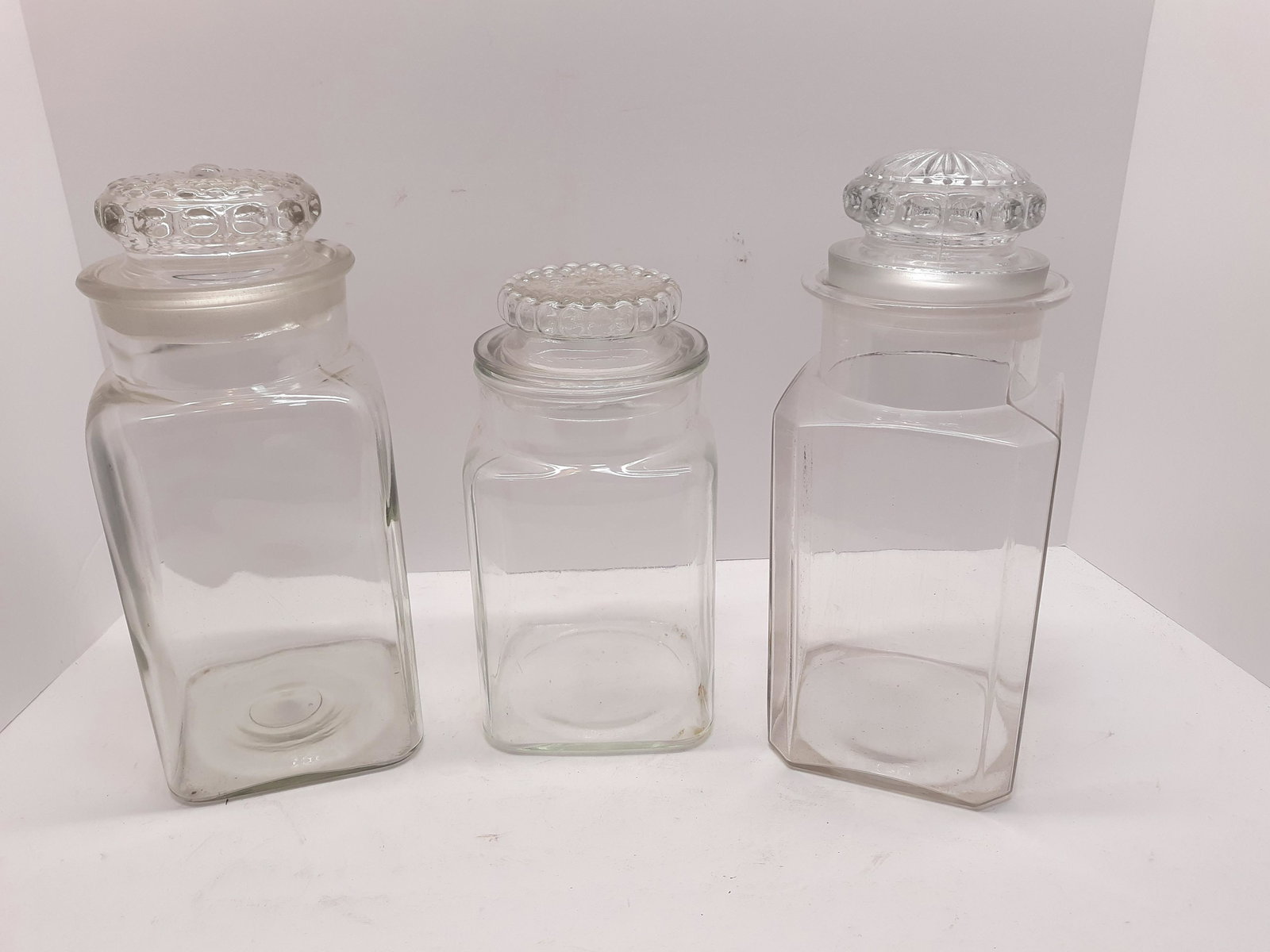 Three Apothecary or Candy Display Jars (1 of 11)