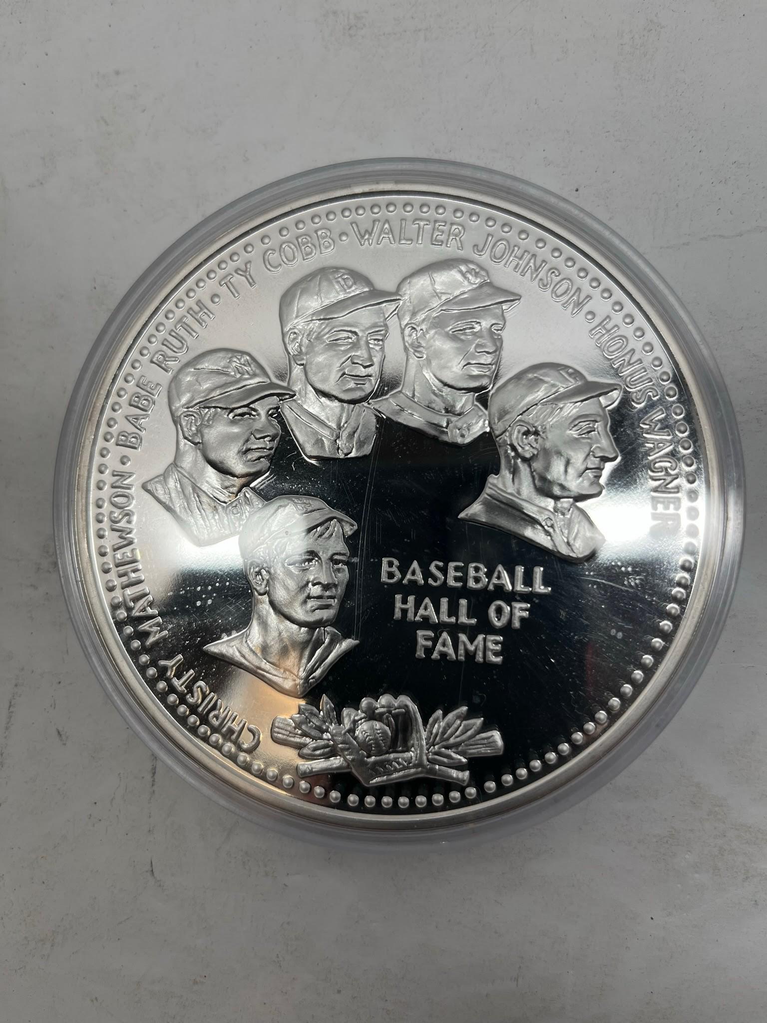 12 oz. .999 Silver Baseball Hall of Fame (1 of 5)