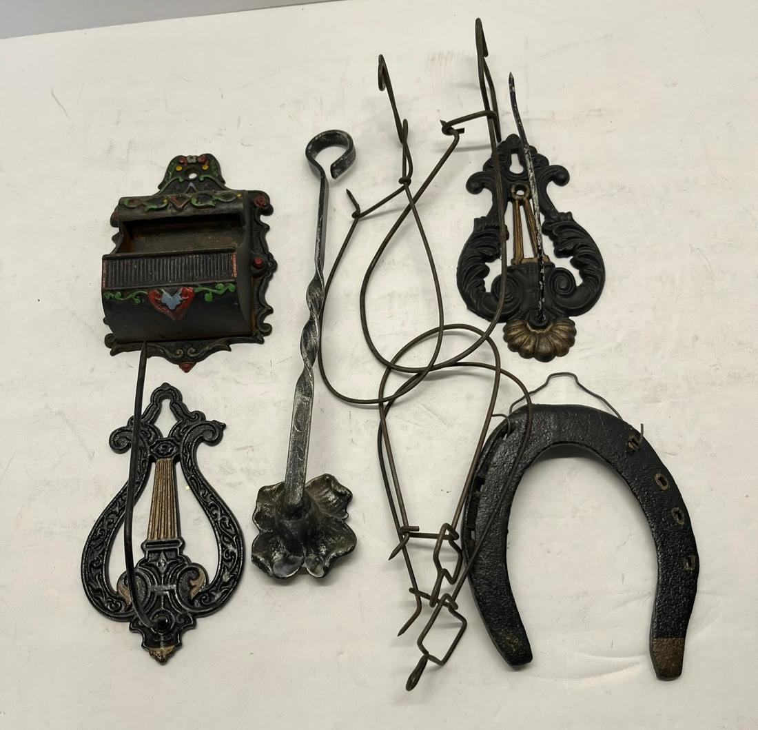 Assorted Vintage Cast Iron and Metal Items (1 of 2)