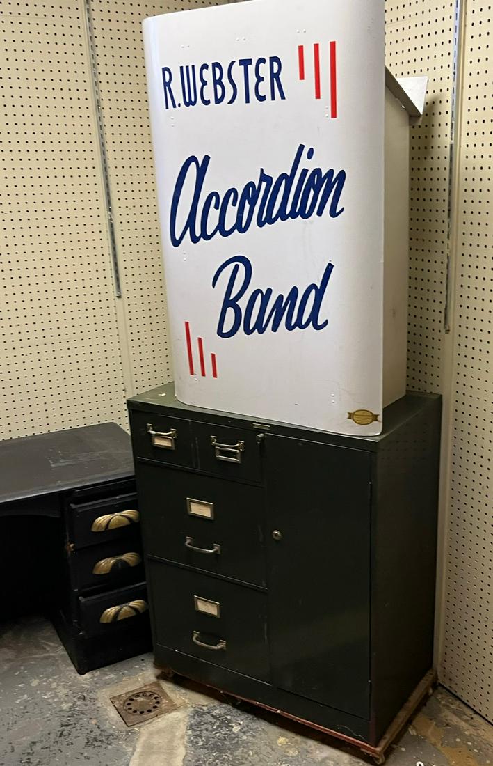 Advertising Big Band Music Stand, Desk, Cabinets (1 of 3)