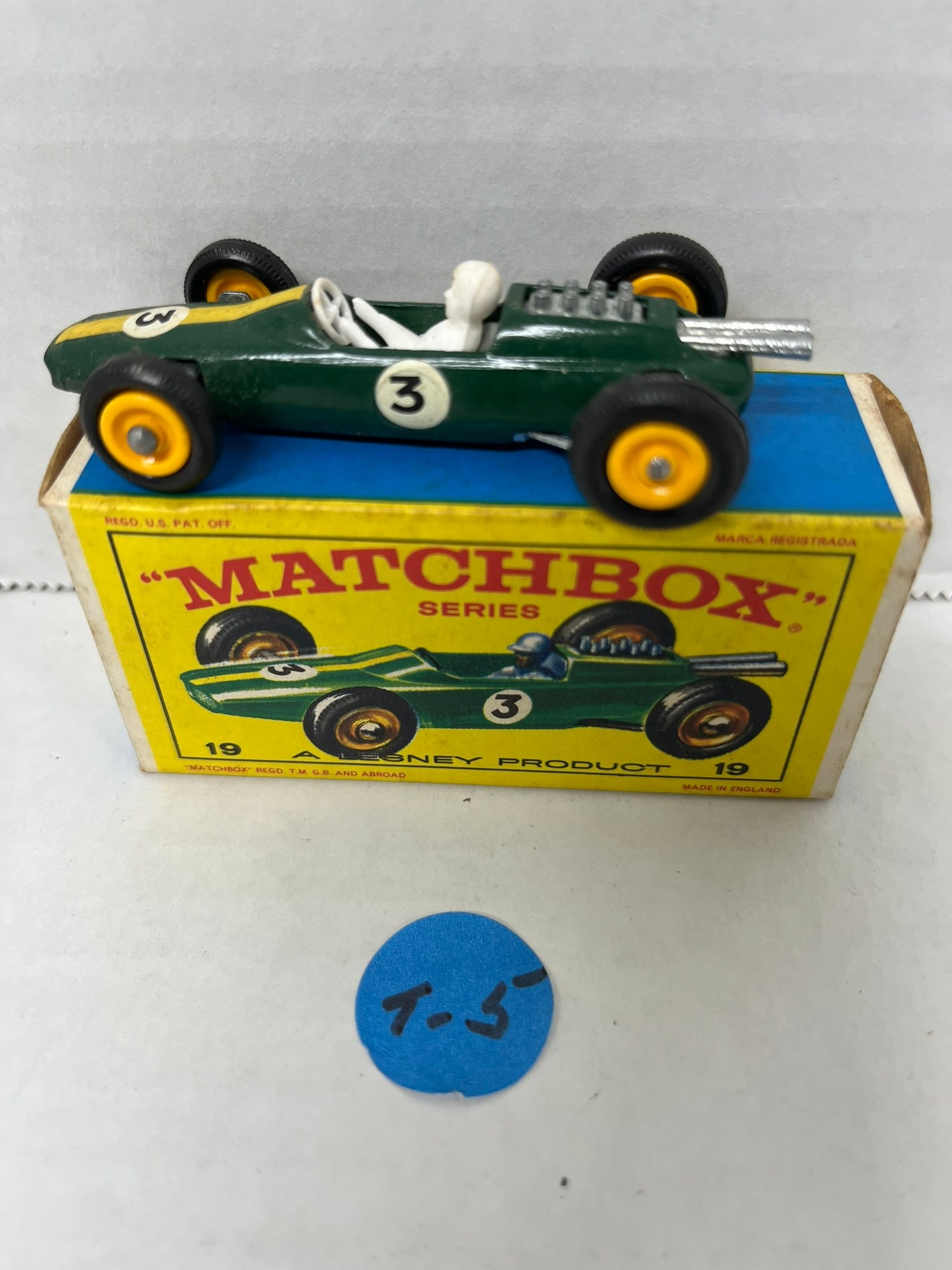 Matchbox Series: A Lesney Product 19 Lotus Racing Car