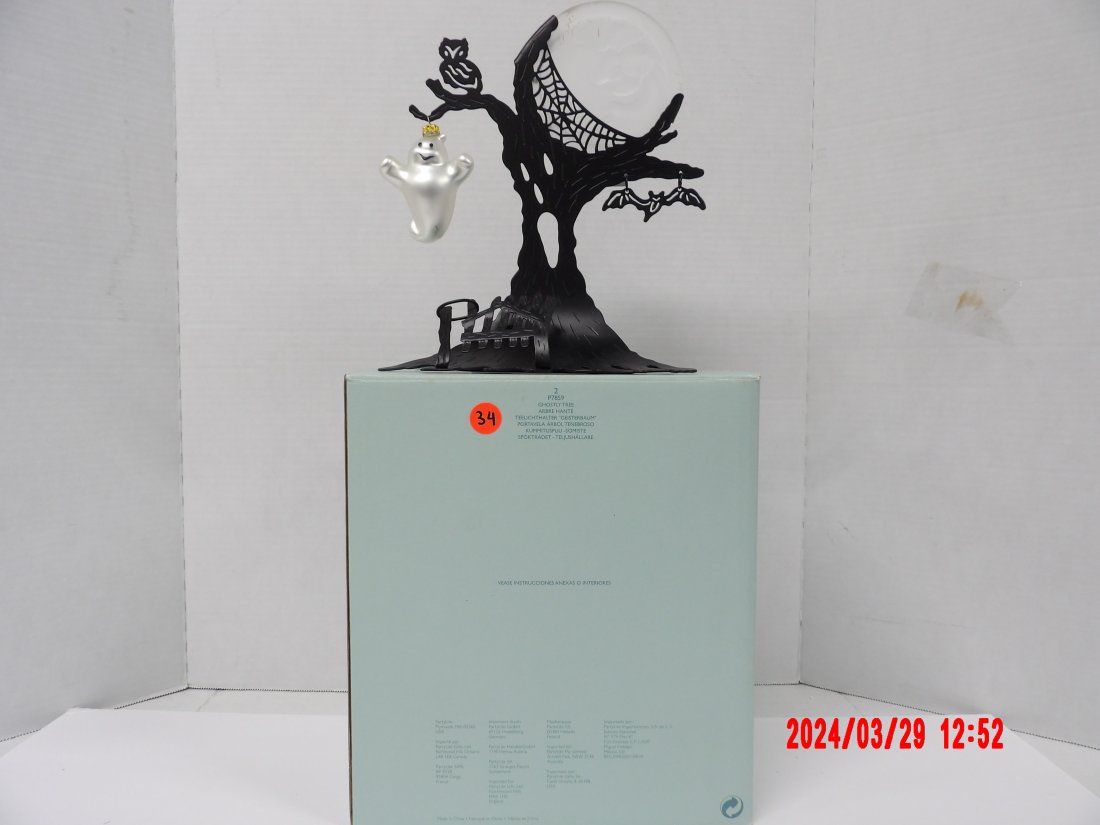 PartyLite P7859 Ghostly Tree: PartyLite P7859 Ghostly Tree 34 -10x6.5x12