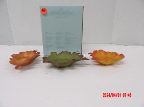 PartyLite P8535U ispering Leaves Tealight Trio