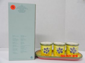 PartyLite P9270 Flower Pot Trio