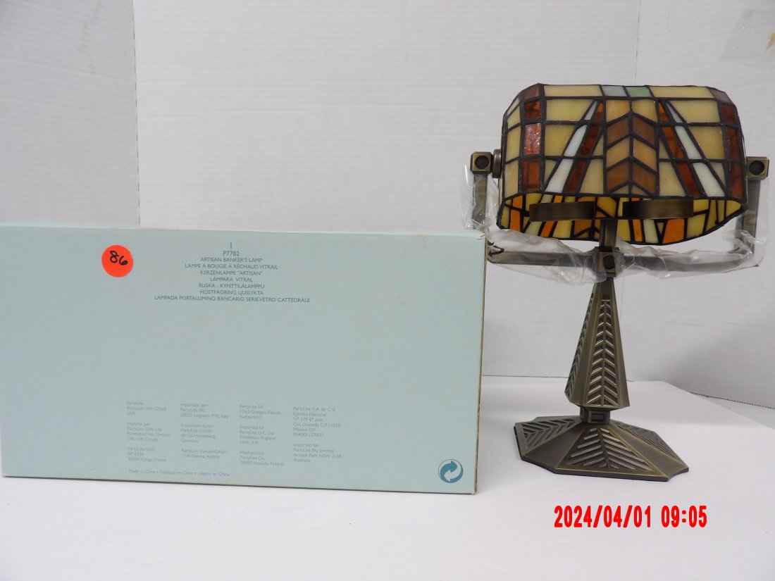 PartyLite P7782 Artisan Banker: PartyLite P7782 Artisan Banker 0105 - 9.5x11.5x12