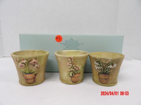 PartyLite P9282 Terrace Blossom Trio