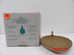 PartyLite P7432 Leaf Candle Tray