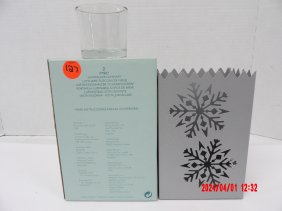 PartyLite P7907 Snowflake Luminary