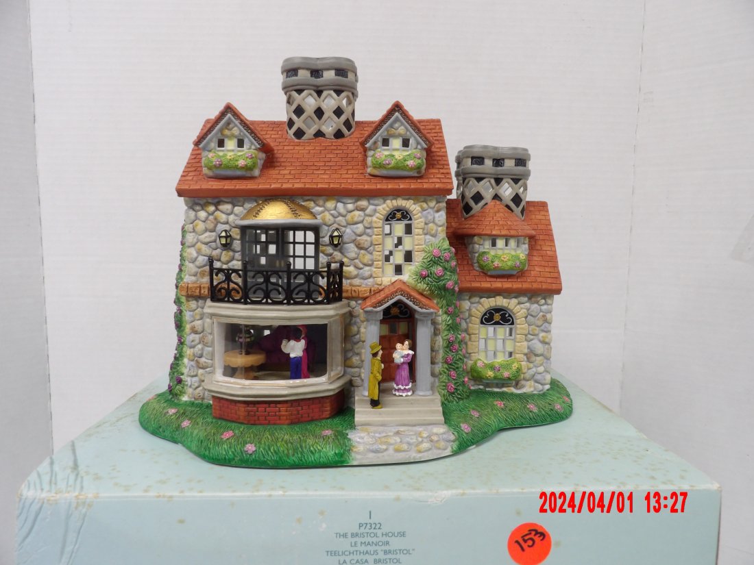 PartyLite P7322 The Bristol House: PartyLite P7322 The Bristol House 0172 - 12x9x10