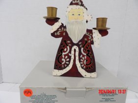 PartyLite P7706 Old St. Nick Candle Holder