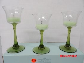 PartyLite P7998 Radiant Glow Stemmed Trio