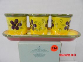 PartyLite P9720 Flower Pot Trio