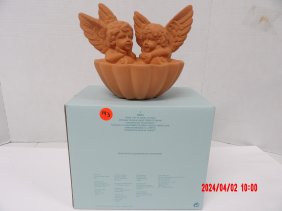 PartyLite P8020 Terra Cotta Angel Sconce