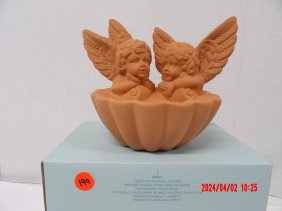 PartyLite P8020 Terra Cotta Angel Sconce