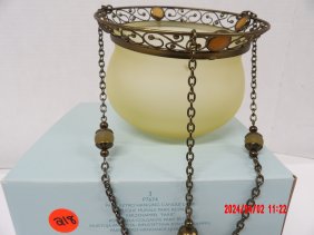 PartyLite P7674 Paris Retro Hanging Candle Lamp