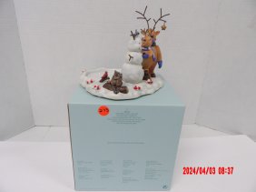 PartyLite P8635 Reindeer Pillar Holder
