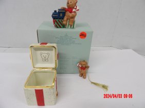 PartyLite P7662 Teddy Bear Gift Box