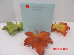 PartyLite P7597 ispering Leaves Candle Holders