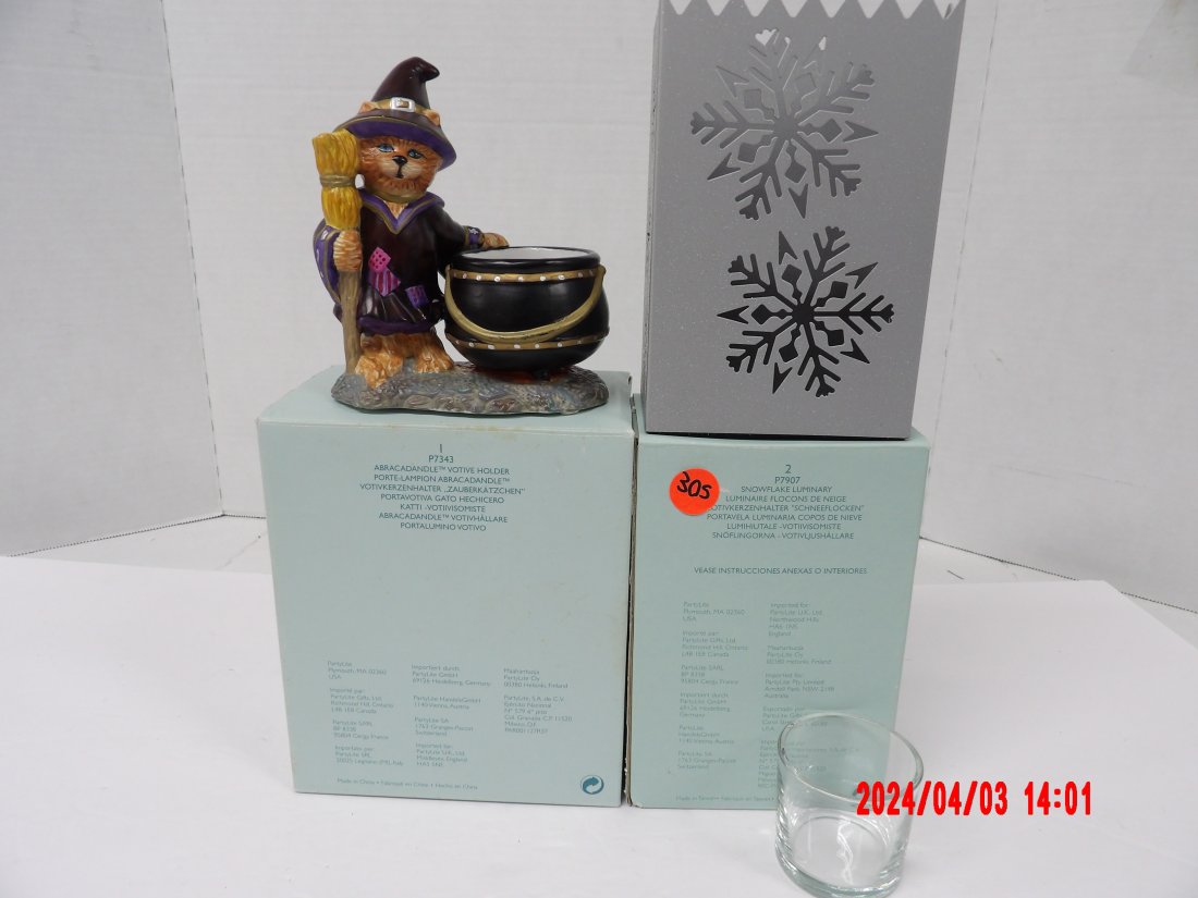 PartyLite P7245 Gardenstone Tealight Holder with 6 candles (1 of 1)