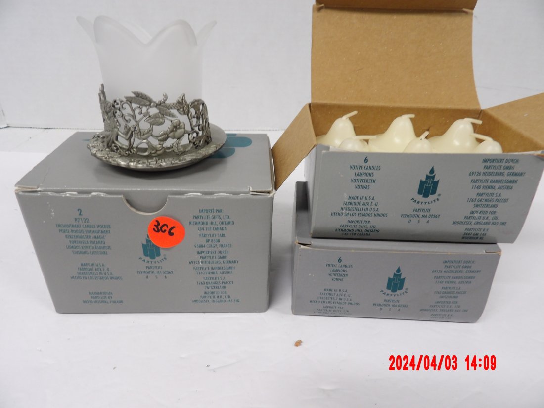 PartyLite P8300C (LOT OF 2) Candle Votive Candle Holders (1 of 1)