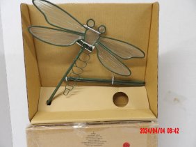 PartyLite P7561Dragonfly with stake for garden