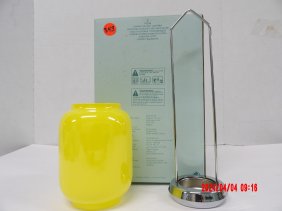 PartyLite P7549 2 pc Lime tealite latern