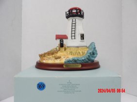 PartyLite P7796(2) Plymouth Lite lighthouse