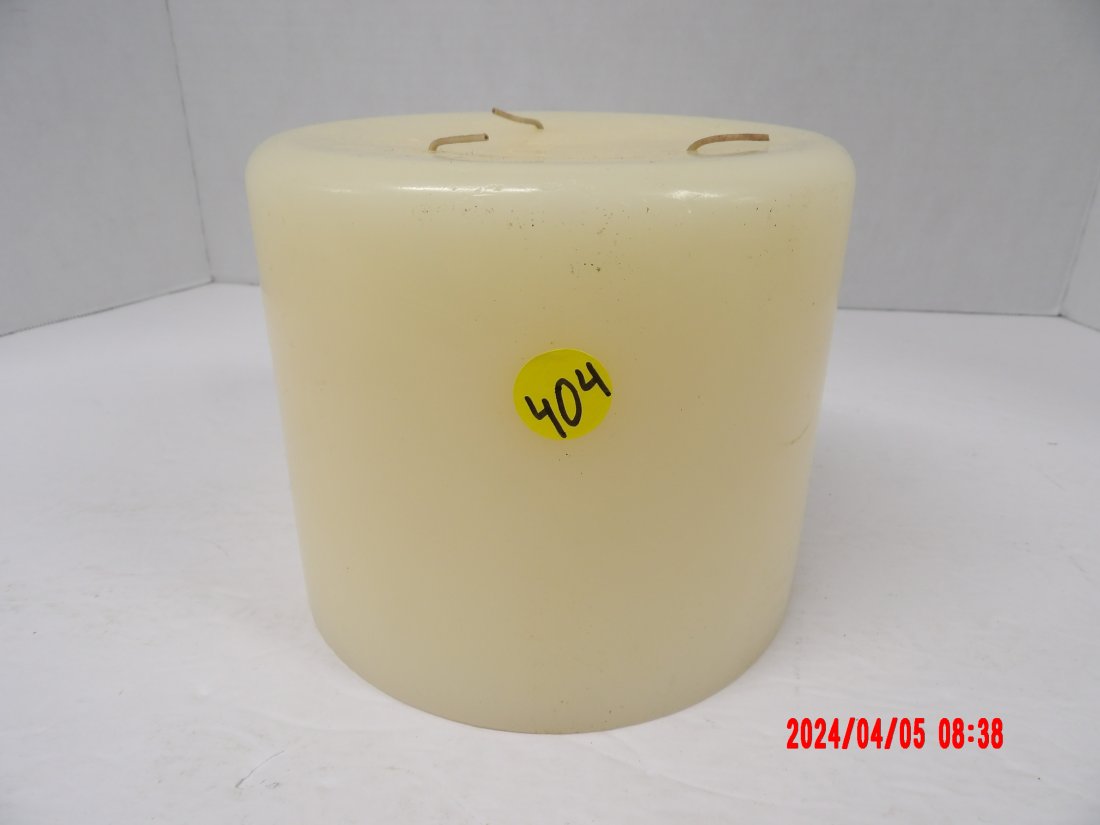 PartyLite S65433 Whispering Leaves pillar: PartyLite S65433 Whispering Leaves pillar 7x6.5x6