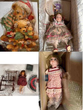 4 Vintage Dolls