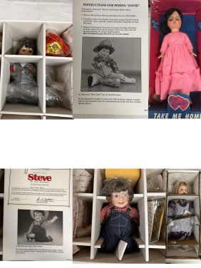 4 Vintage Dolls