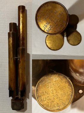 Antique 4 Barrel Aermorl Railroad Locomotive Train Whistle