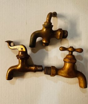 Vintage Brass Spigots