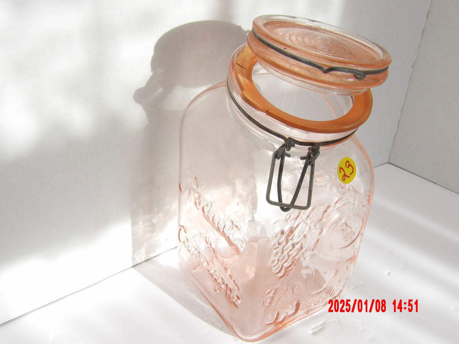 Pink Produits de Campagne Mason Jar w/ Lid (1 of 2)