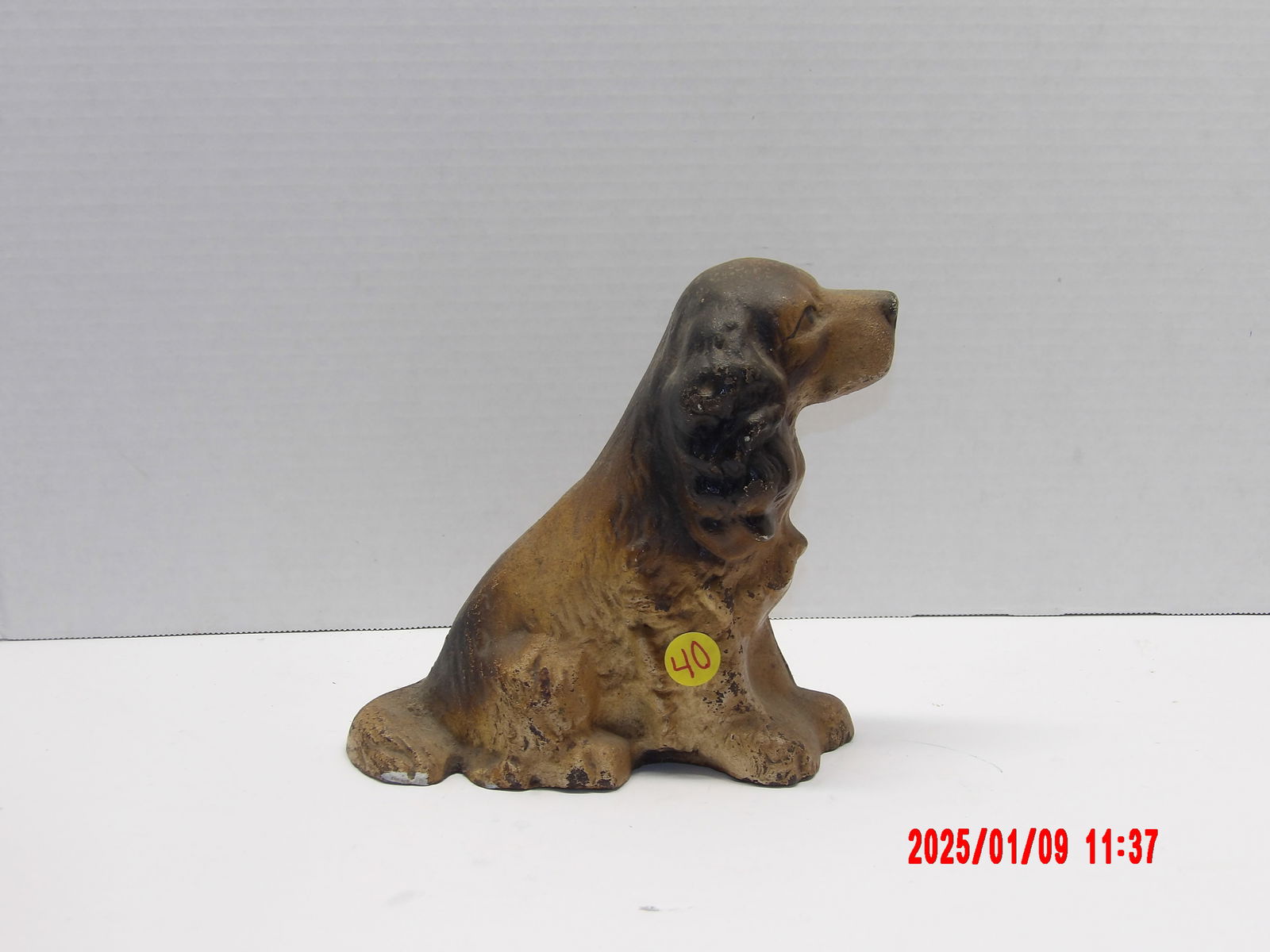 Vintage Cocker Spaniel Doggy Door Stop or Bookend (1 of 2)