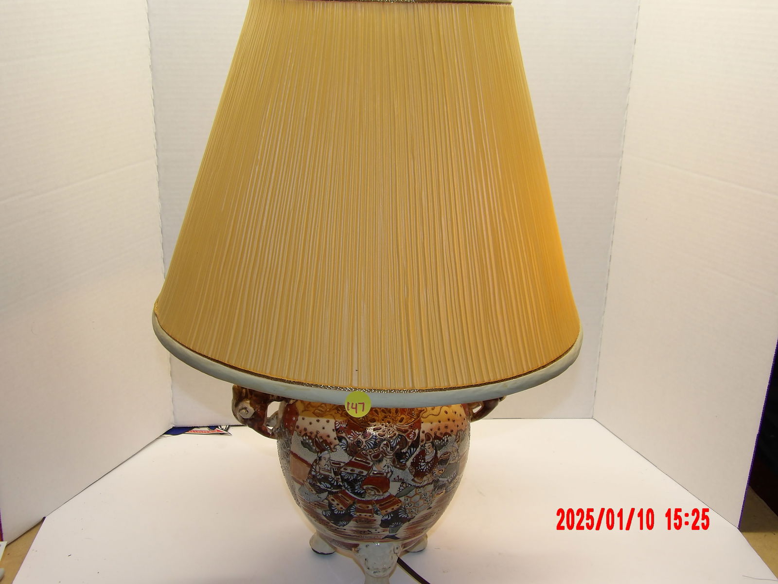 Vintage Porcelain Cloisonne Table Lamp (1 of 3)