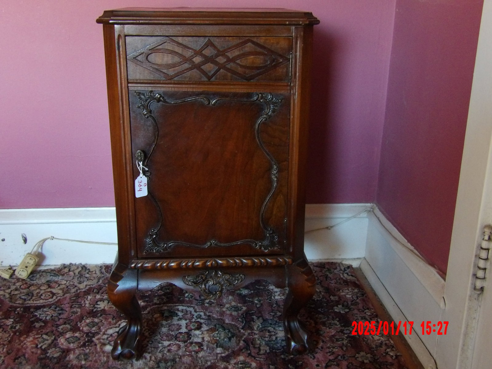 Antique French Style Nightstand (1 of 2)