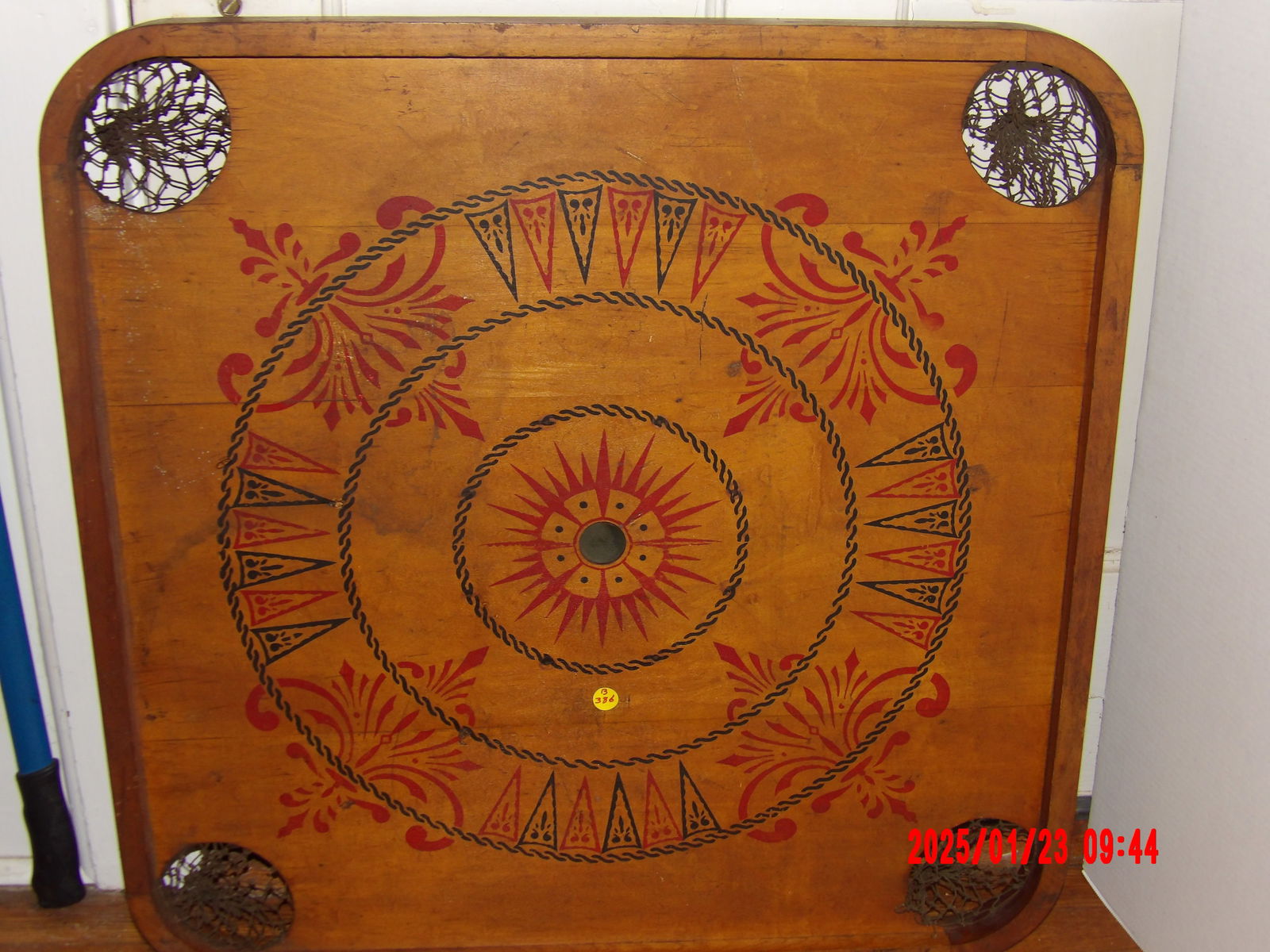 Antique 2-Sided Carrom Game Board (1 of 2)