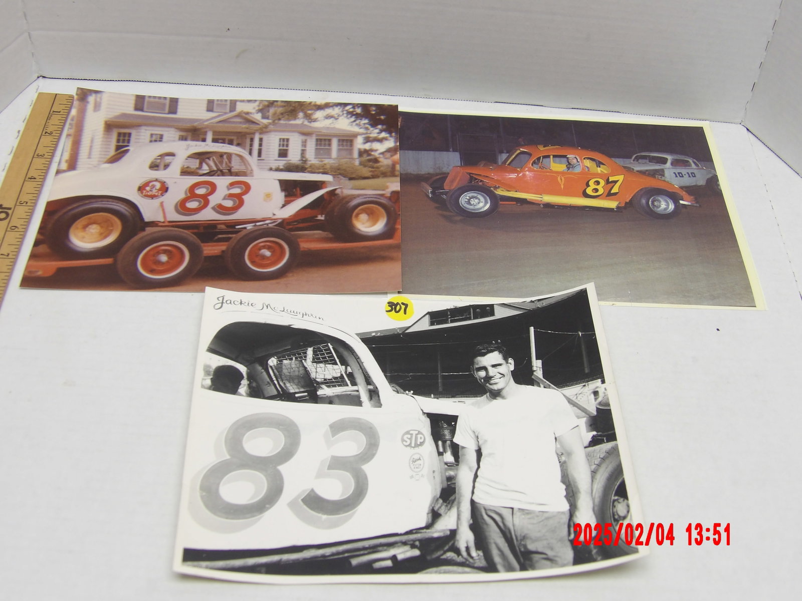 PHOTOS OF JACKIE MCLAUGHLIN: This collection of photographs is a priceless glimpse into the golden era of stock car racing, capturing race wins, evolving car designs, and the deep connection between drivers and fans. It reflects 