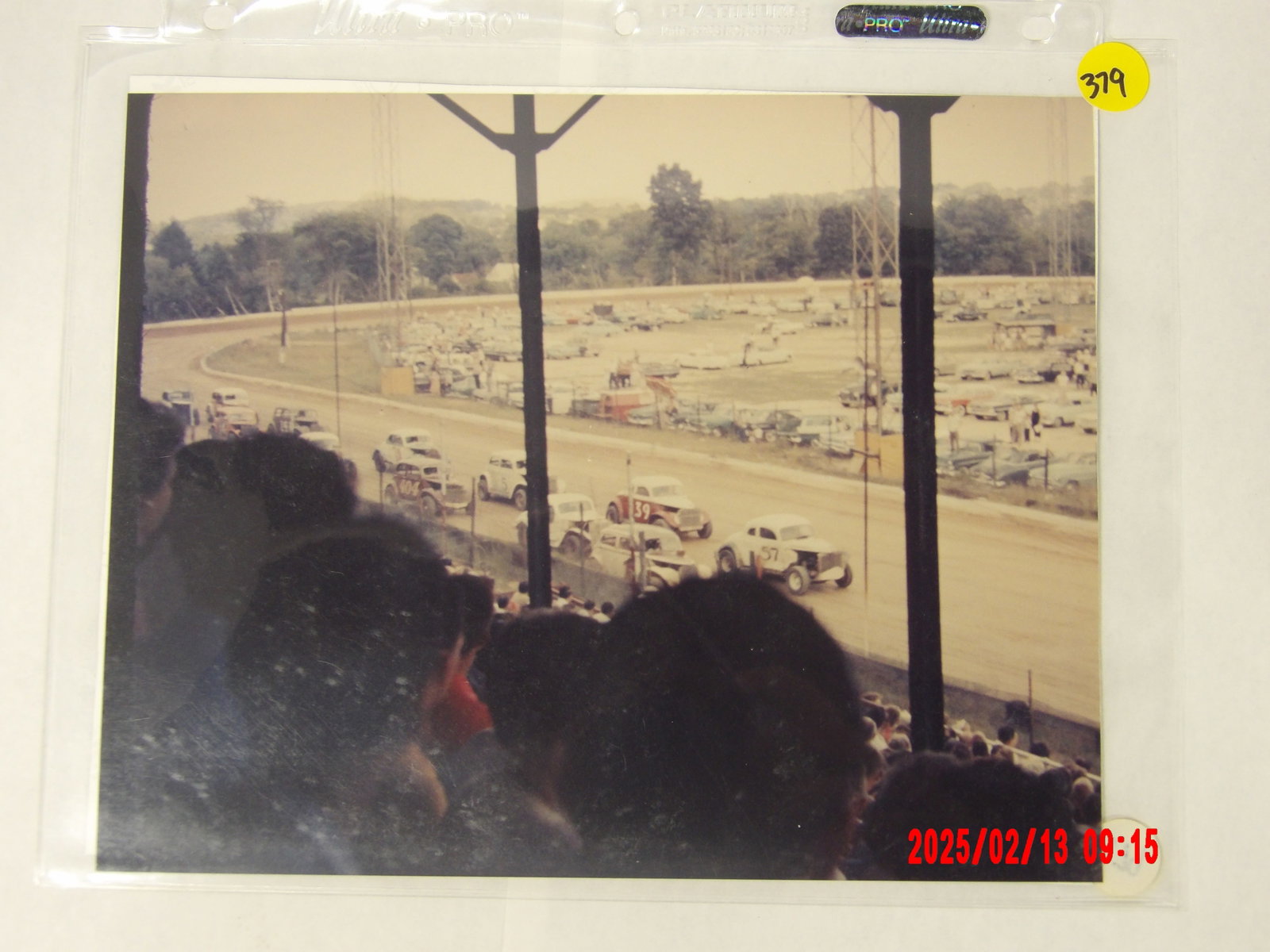 HISTORIC PHOTO COLLECTION OF ALCYON SPEEDWAY 1950S: 29 PHOTOS FEATURING: Bob Becker, Alcyon Speedway Track, Various stock cars, wreckages, & more!
