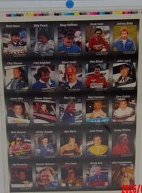 K&W Race Cards Promotional Print – Dirt Track Racing Legends