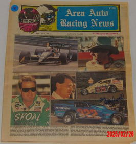 1992 Area Auto Racing News – Featuring NASCAR, IndyCar, and Modified Racing Coverage