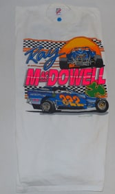 Vintage Ray McDowell #323 Dirt Modified Racing T-Shirt